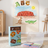 (Starter Set) 1 Magnetic Wall + 1 Magnet Pack + 12 Crayons